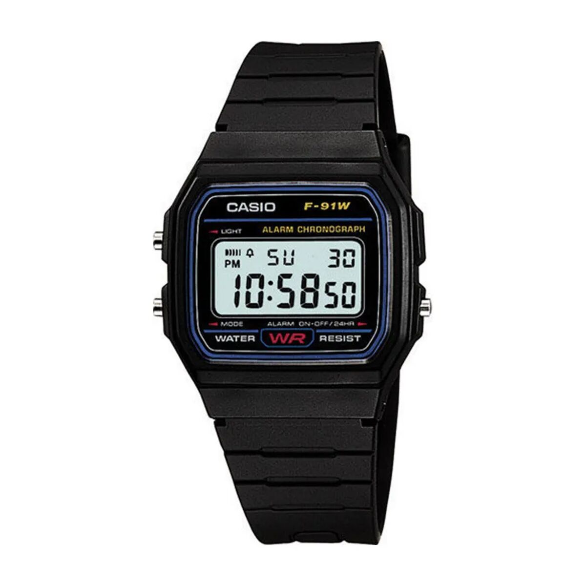 Casio Herrenuhr Casio F-91W-1Cr