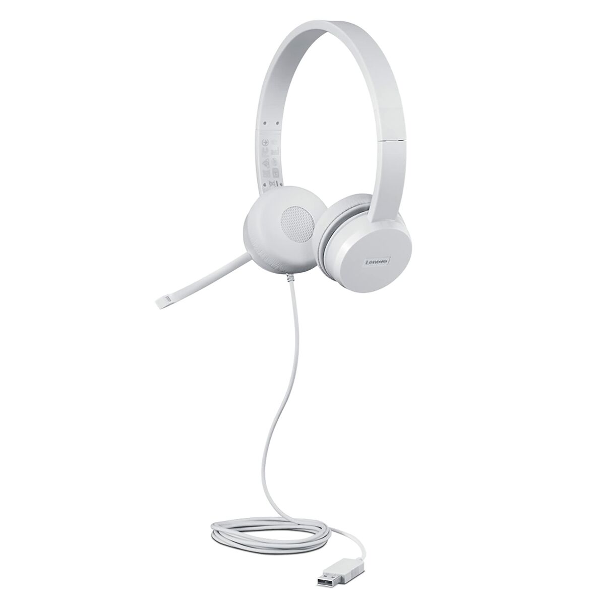 Lenovo Kopfhörer Mit Mikrofon Lenovo Gxd1E71385 Grau