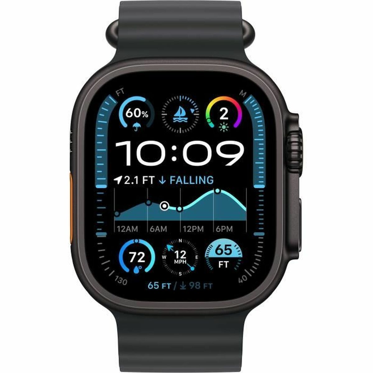 Apple Smartwatch Apple Ultra 2 Schwarz 49 Mm