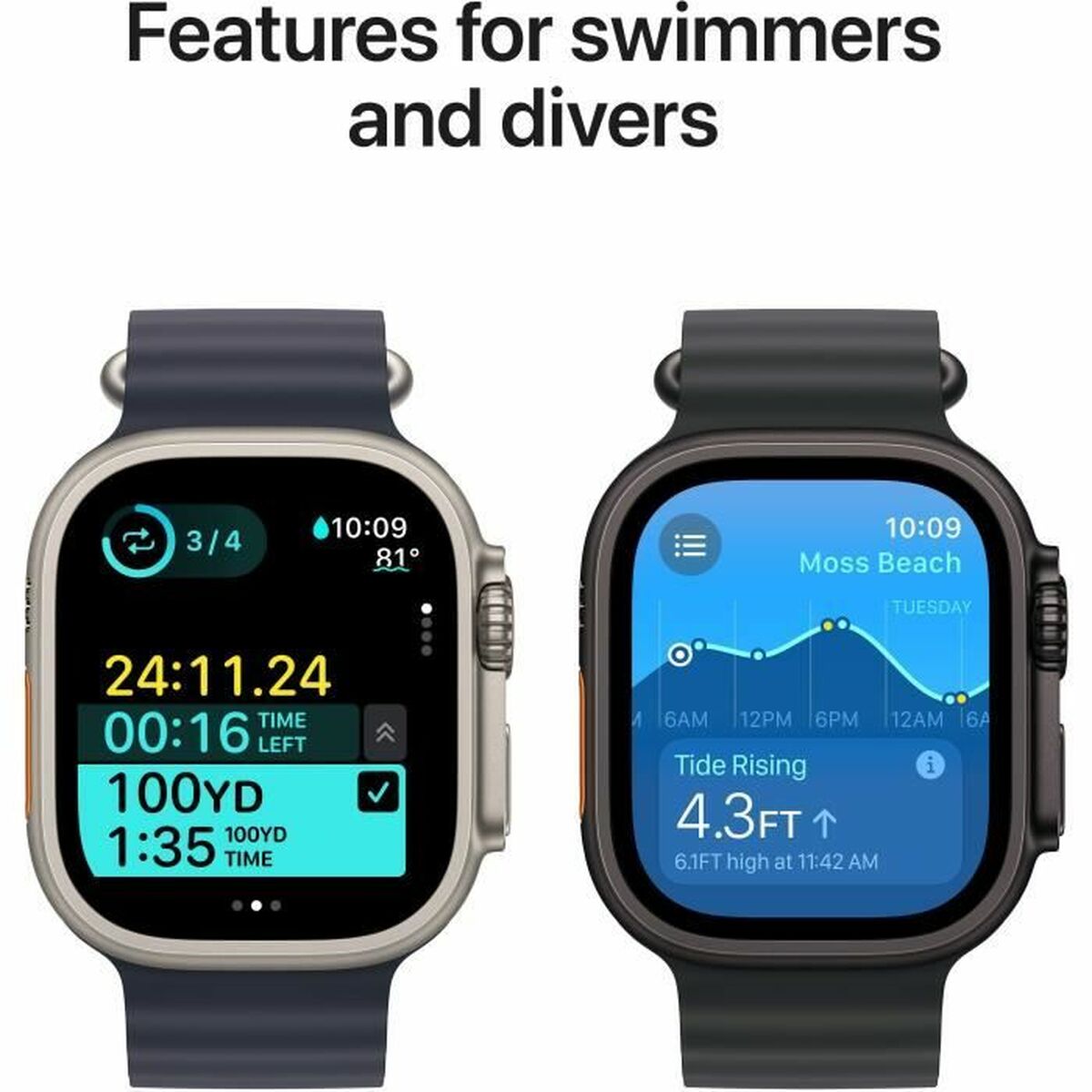 Apple Smartwatch Apple Ultra 2 Schwarz 49 Mm
