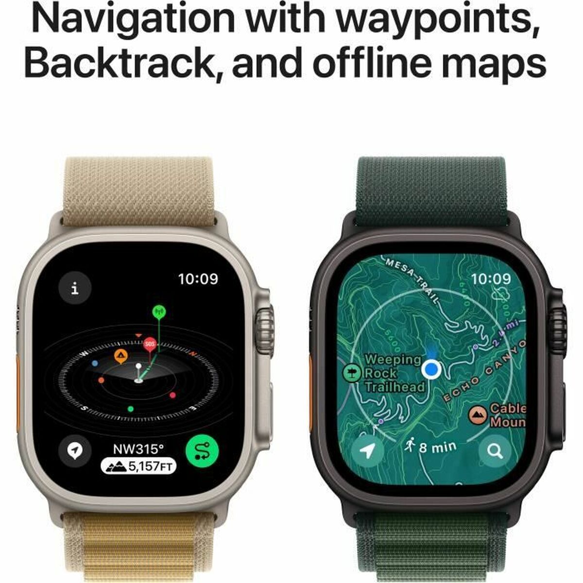 Apple Smartwatch Apple Ultra 2 Schwarz 49 Mm