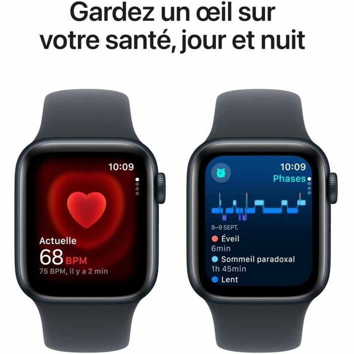 Apple Smartwatch Apple Se (2024) Schwarz 40 Mm