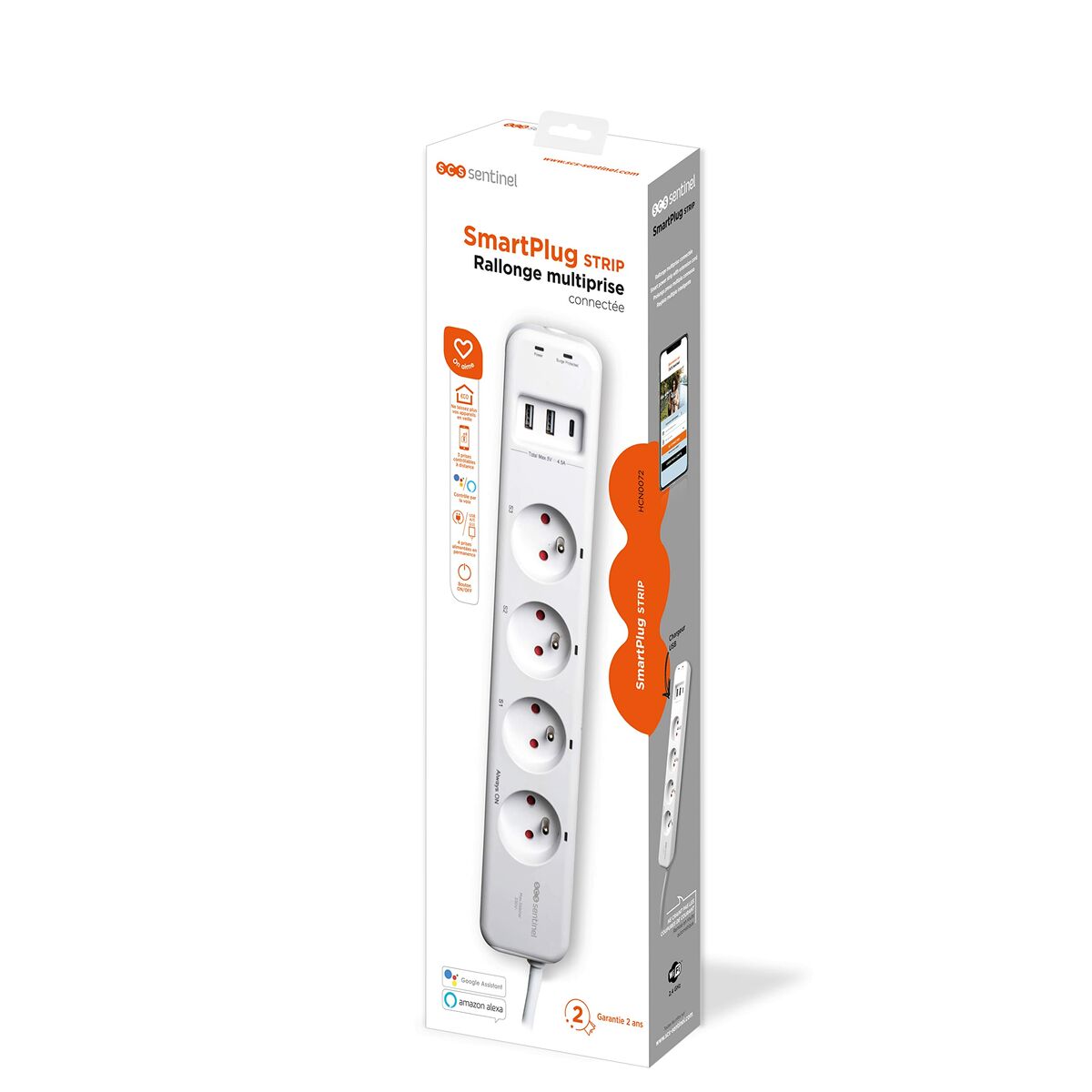 Scs Sentinel Steckdosenleiste Mit 4 Steckdosen Ohne Schalter Scs Sentinel Smartplug 240 V