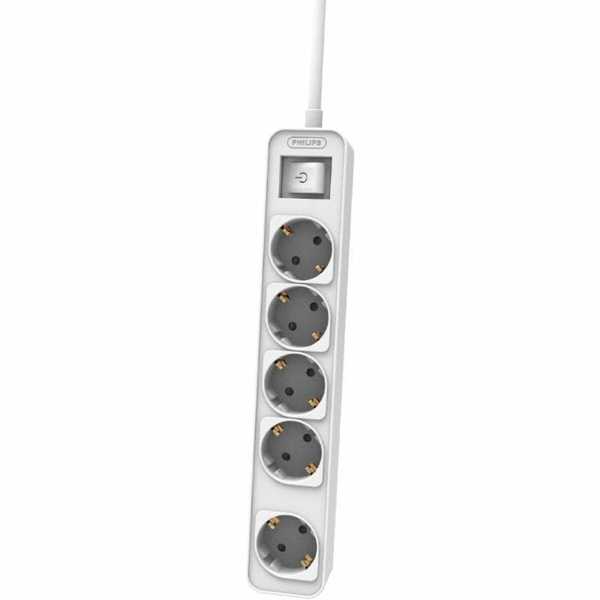 Philips Steckerleiste Mit 5 Steckdosen Und Schalter Philips Chp2154W/12