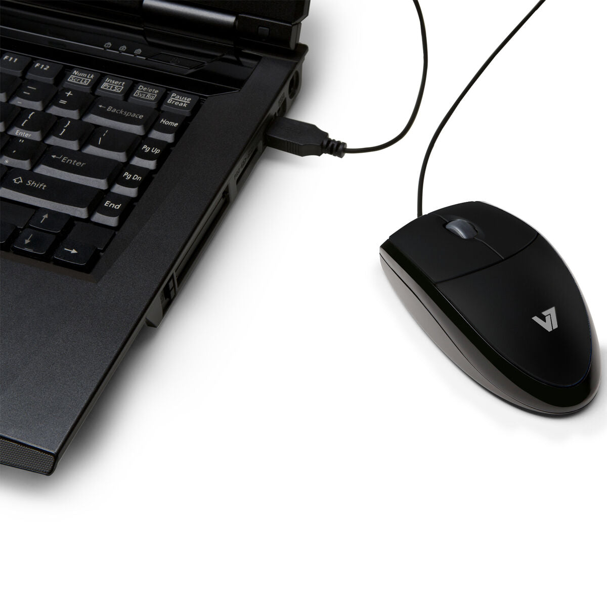 V7 Mouse V7 Mv3000010-Blk-5E Schwarz 1000 Dpi