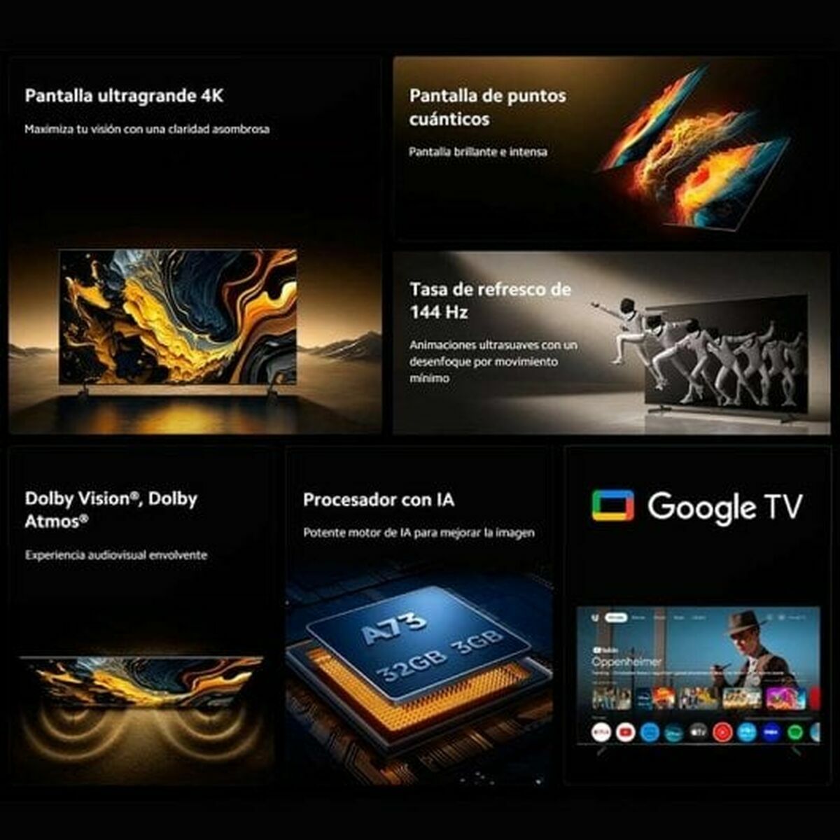 Xiaomi Smart Tv Xiaomi Ela5692Eu 4K Ultra Hd 100" Qled
