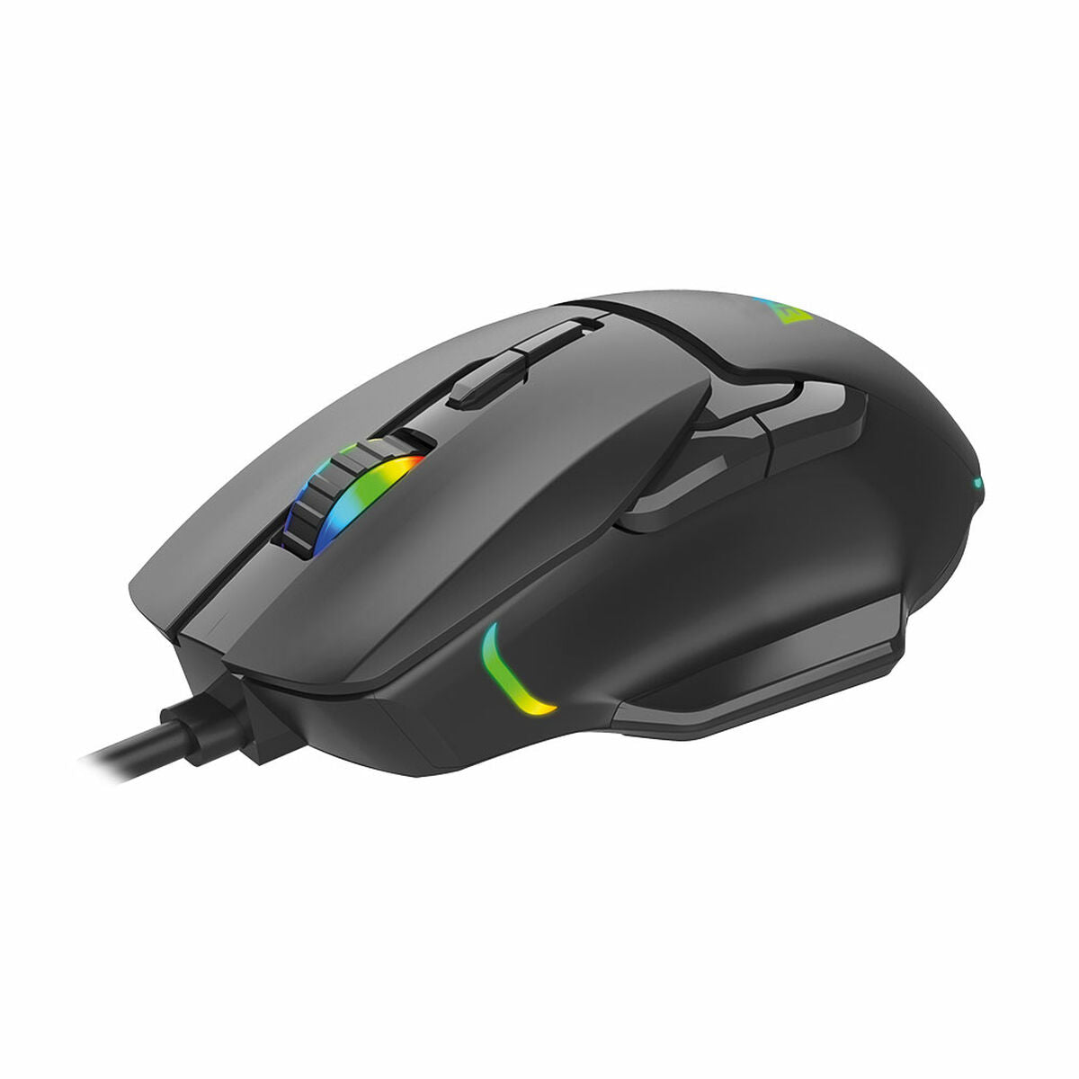Edm Product Led Gaming-Maus Edm 07753 For Players Schwarz 7200 Dpi