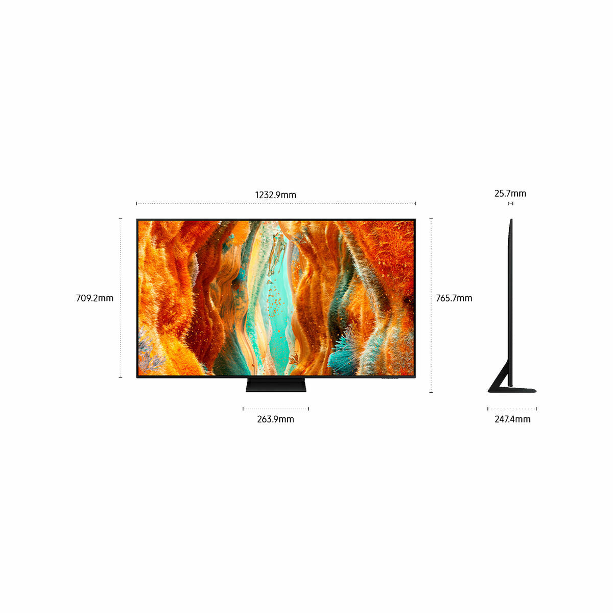 Samsung Smart Tv Samsung Tq55Qn70F 55" 4K Ultra Hd Hdr Neo Qled