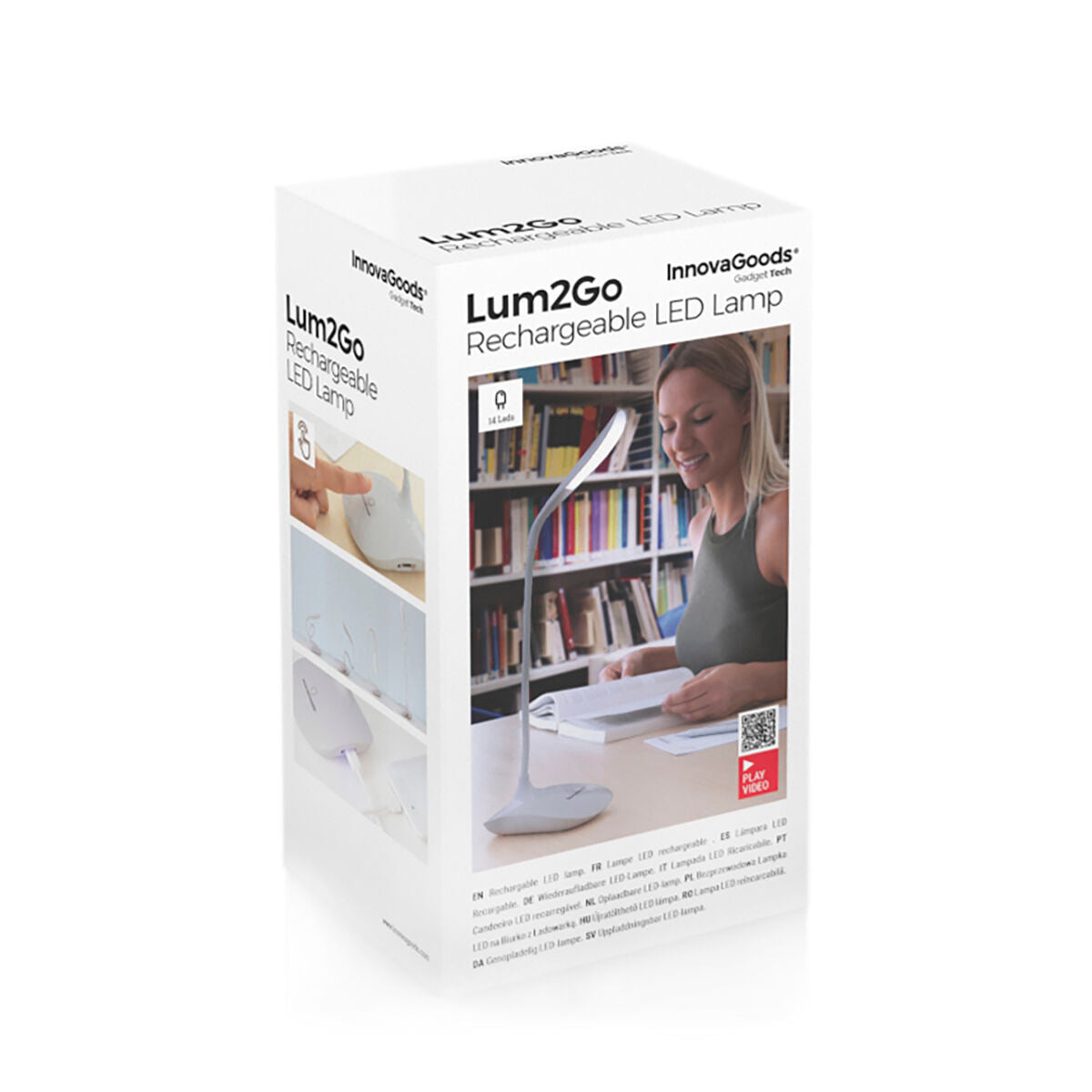 Innovagoods Wiederaufladbare Touch-Led-Tischlampe Lum2Go Innovagoods