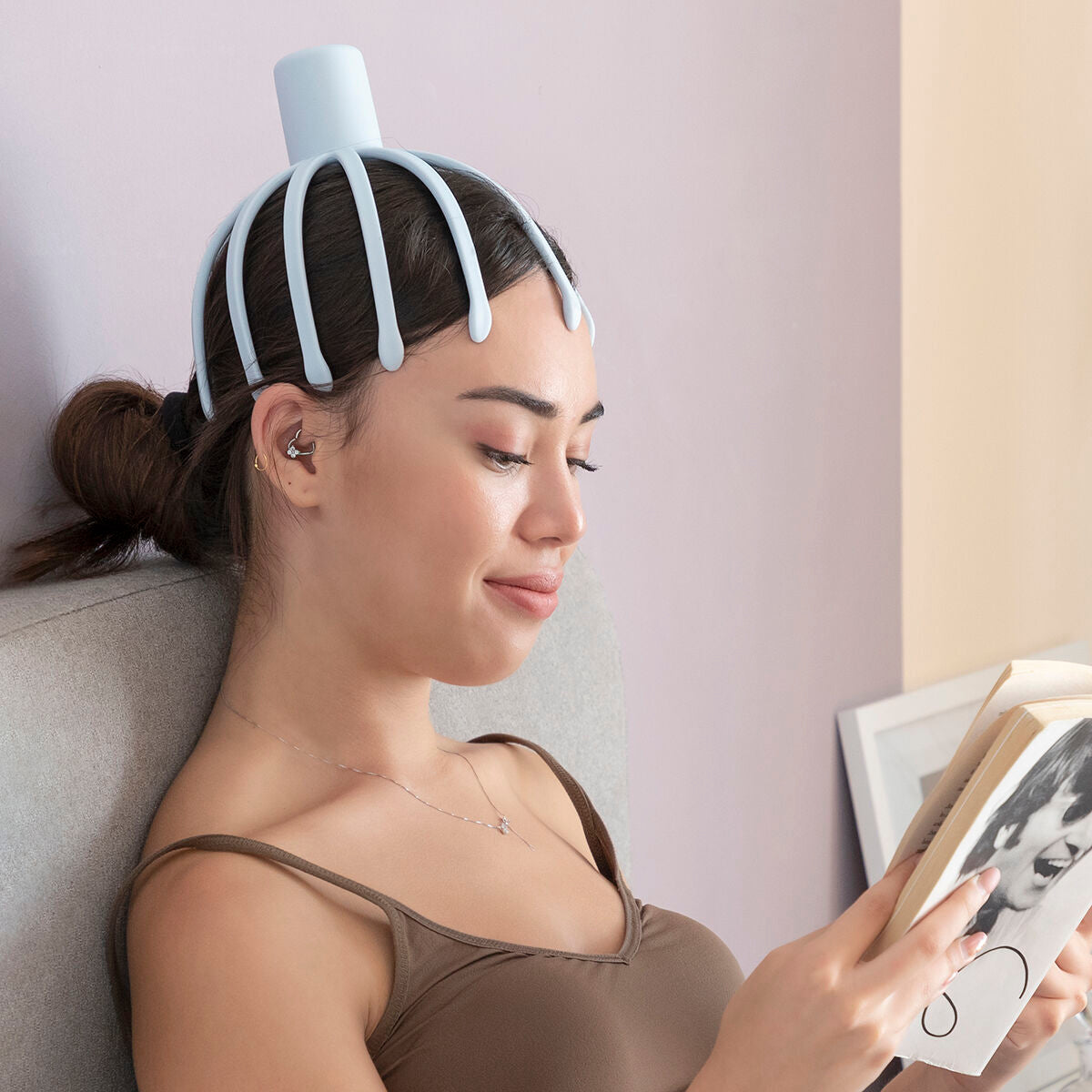 Innovagoods Wiederaufladbares Kopfmassagegerät Helax Innovagoods