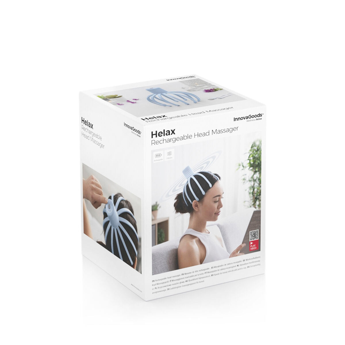 Innovagoods Wiederaufladbares Kopfmassagegerät Helax Innovagoods