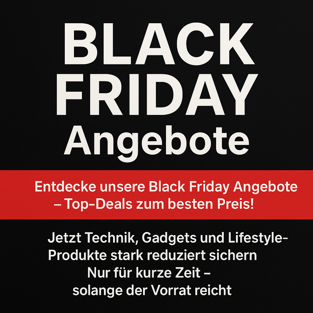 Black Friday Angebote bei Gadgetlend – Jetzt Technik, Gaming & Lifestyle günstiger sichern