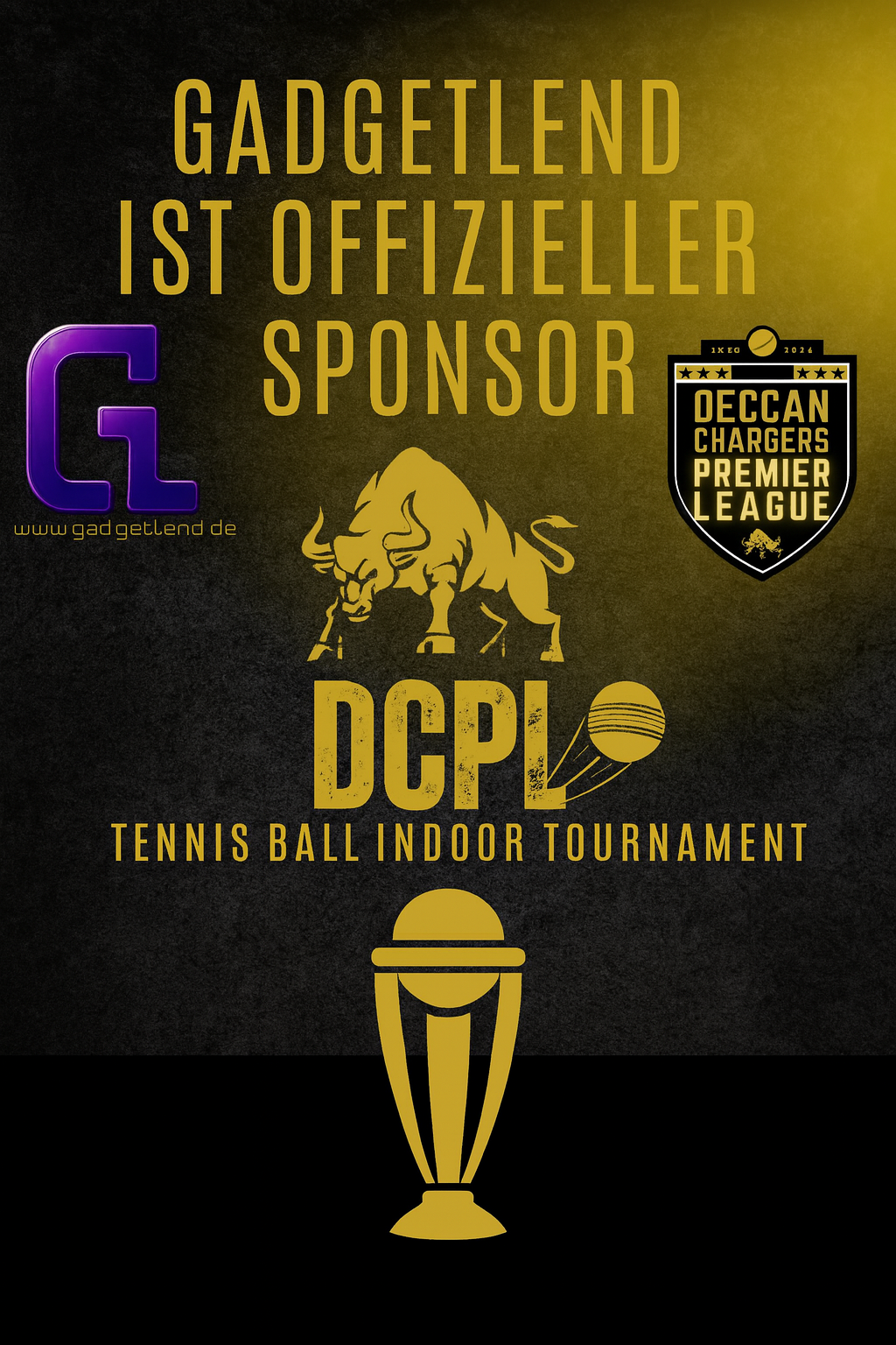 🏏 Gadgetlend ist offizieller Sponsor der Deccan Chargers Premier League 2025