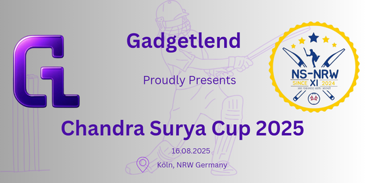 🏆 Gadgetlend belohnt sportlichen Einsatz – 15 % Gutschein für den „Spieler des Turniers“ beim NSNRW Cricket-Event!
