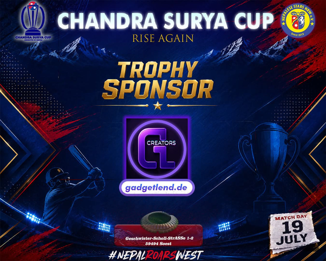 Gadgetlend als offizieller Pokalsponsor des Chandra Surya Cup 2026 bekannt gegeben!