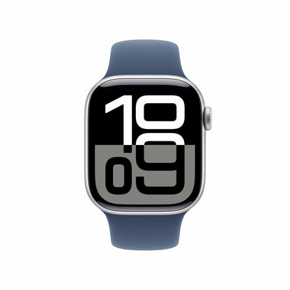 Apple Smartwatch Apple Watch 10 1,65&quot; Blau Silberfarben