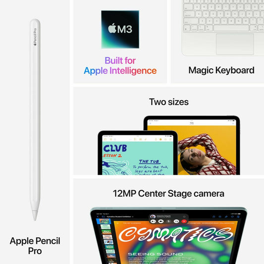 Apple Tablet Apple Ipad Air 13&quot; 8 Gb Ram 256 Gb Blau Grau M3