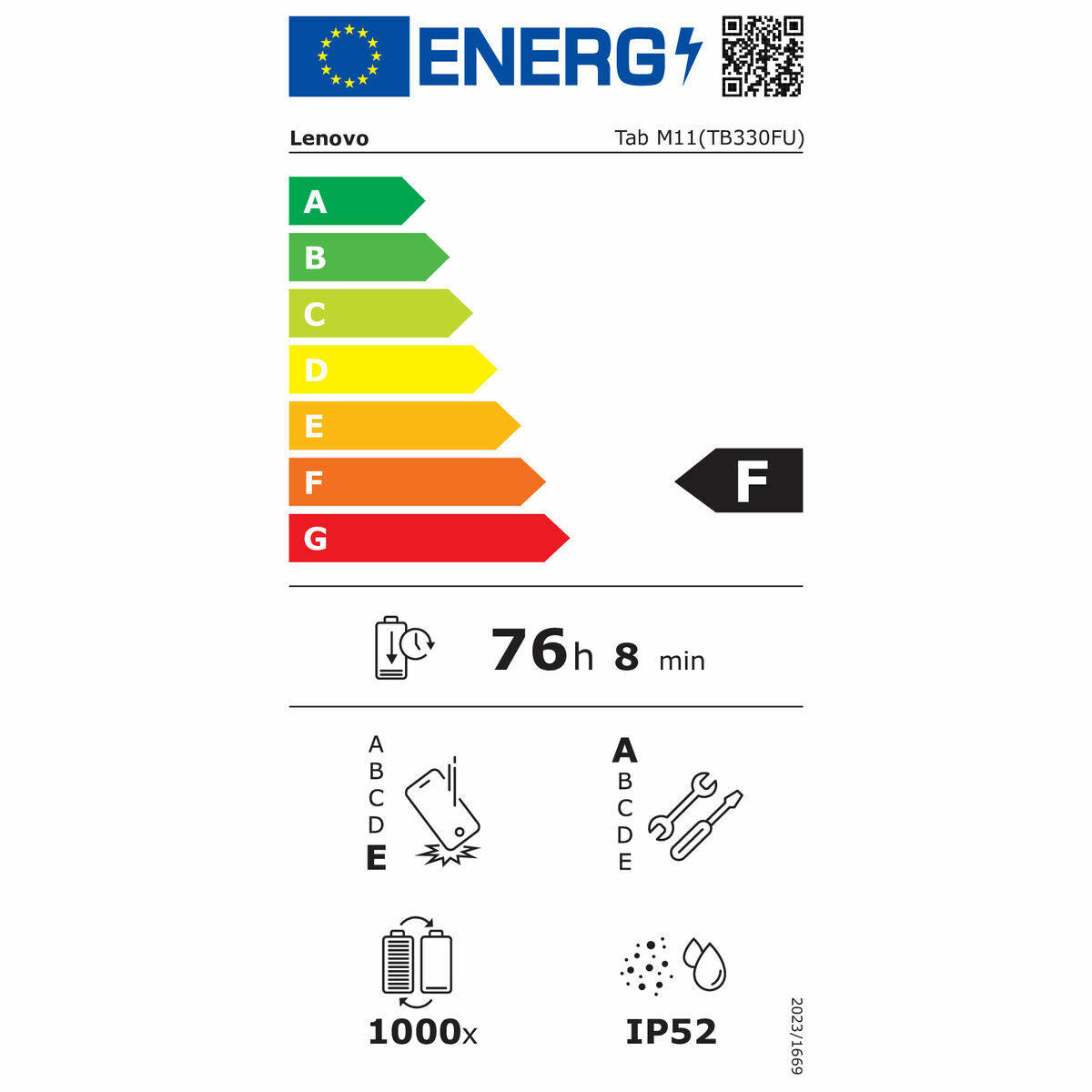 Lenovo Tablet Lenovo Tab M11 11&quot; 4 Gb Ram 128 Gb Schwarz Grau