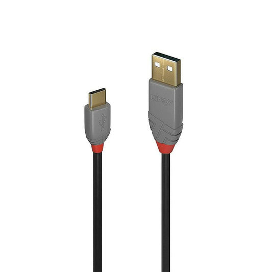 Lindy Usb A Zu Usb-C-Kabel Lindy 36885 Schwarz 50 Cm