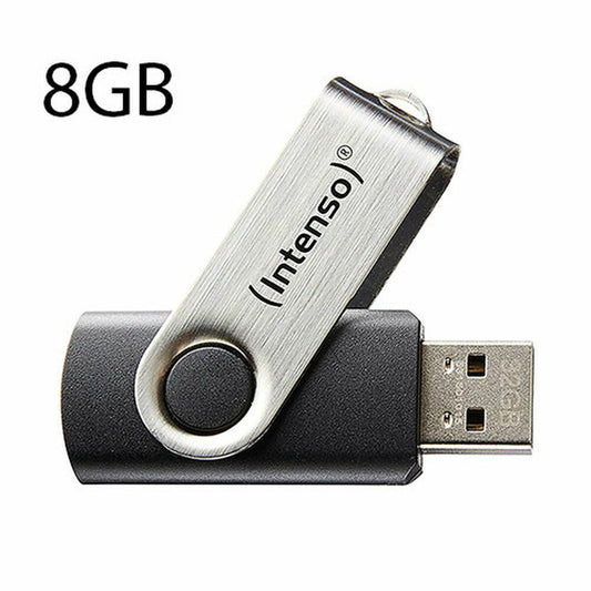 Intenso Usb Pendrive Intenso Basic Line 8 Gb Schwarz