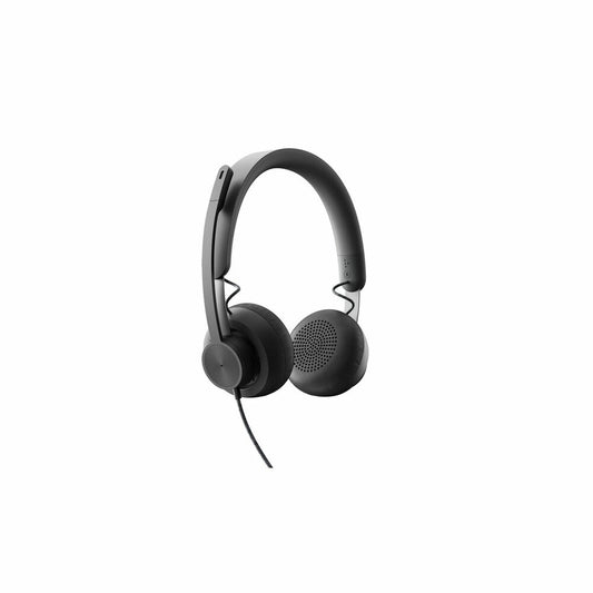Logitech Kopfhörer Mit Mikrofon Logitech 981-000870 Schwarz Graphit