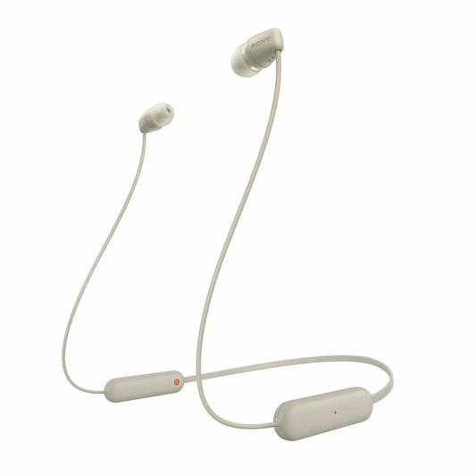 Sony Bluetooth-Kopfhörer Sony Wi-C100 Beige