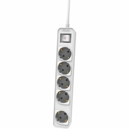 Philips Steckerleiste Mit 5 Steckdosen Und Schalter Philips Chp2154W/12