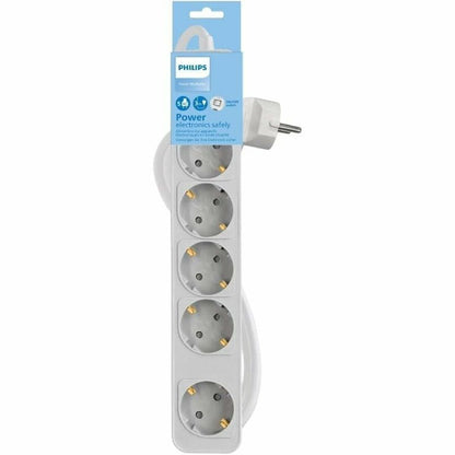 Philips Steckerleiste Mit 5 Steckdosen Und Schalter Philips Chp2154W/12