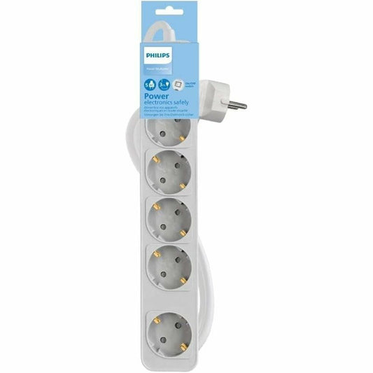 Philips Steckerleiste Mit 5 Steckdosen Und Schalter Philips Chp2154W/12
