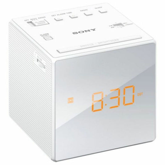 Sony Radiowecker Sony Icfc1W Led Weiß