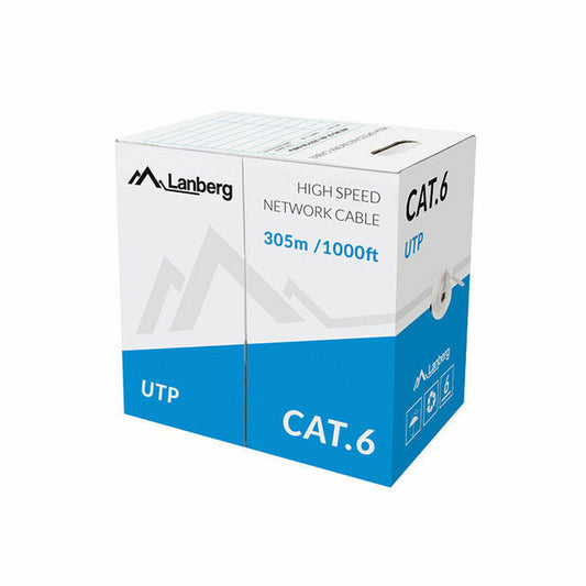 Lanberg Kabel Ethernet Lan Lanberg Lcu6-11Cu-0305-S Grau 305 M 305 M