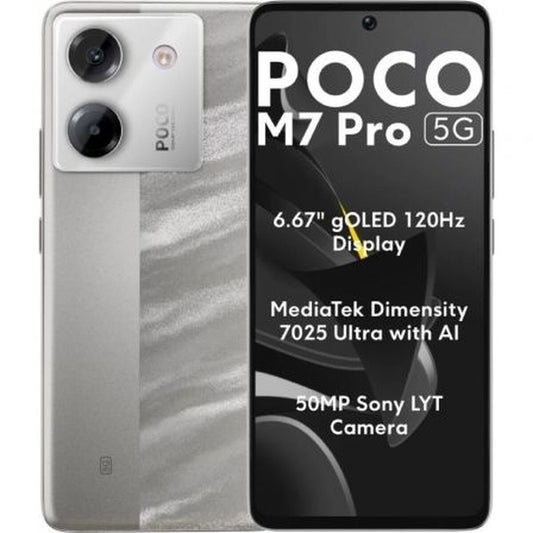 Xiaomi Smartphone Xiaomi Poco M7P 5G 12-512 Sv Octa Core 12 Gb Ram 512 Gb Silberfarben