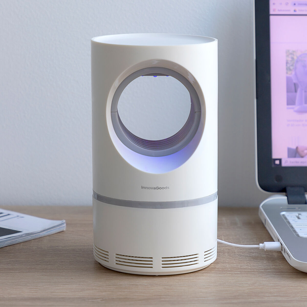Innovagoods Anti-Mücken-Sauglampe Kl Virvel Innovagoods