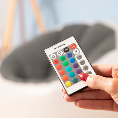 Innovagoods Aufblasbarer Sessel Mit Buntem Led-Licht Und Fernbedienung Chight Innovagoods