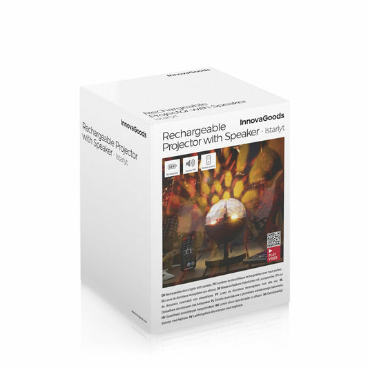 Innovagoods Aufladbarer Led-Projektor Mit Lautsprecher Istarlyt Innovagoods