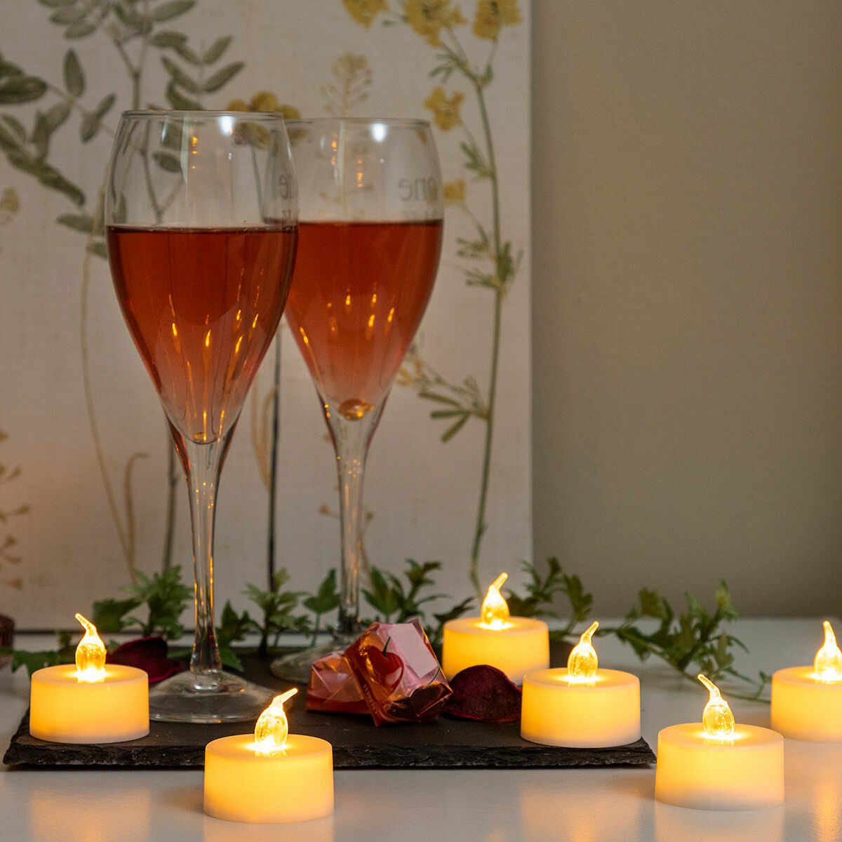Innovagoods Led-Teelicht-Set Romandle Innovagoods 12 Stück
