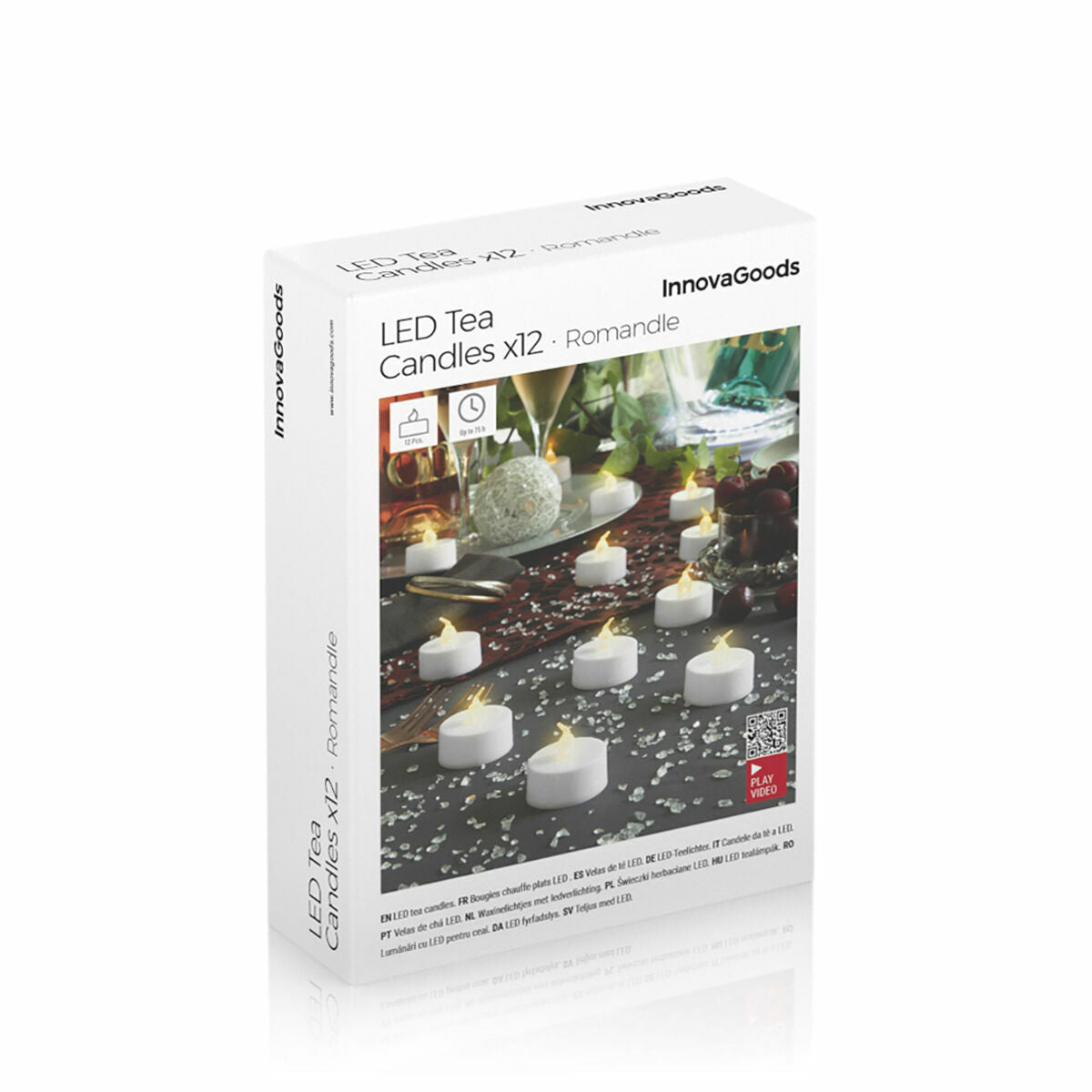 Innovagoods Led-Teelicht-Set Romandle Innovagoods 12 Stück