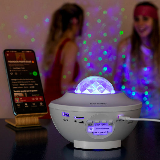 Innovagoods Led-Sternenprojektor Mit Lautsprecher Sedlay Innovagoods