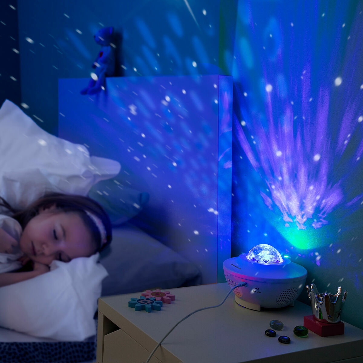 Innovagoods Led-Sternenprojektor Mit Lautsprecher Sedlay Innovagoods