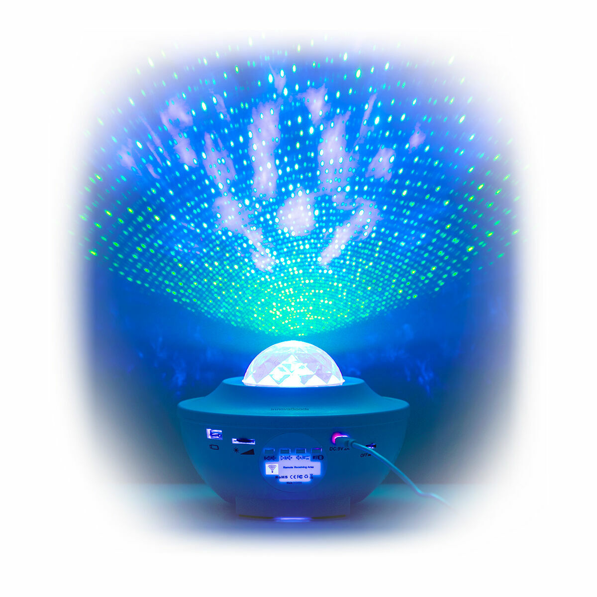 Innovagoods Led-Sternenprojektor Mit Lautsprecher Sedlay Innovagoods