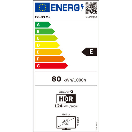Sony Smart Tv Sony K65Xr90Paep 65&quot; Led