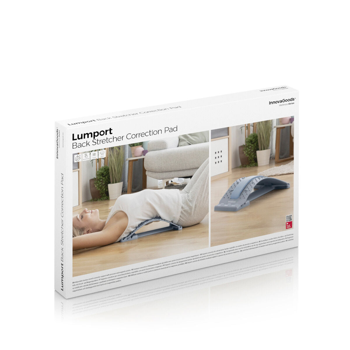 Innovagoods Lendenwirbelstütze Mit Druck- Und Magnetischen Punkten Lumport Innovagoods