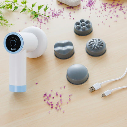 Innovagoods 6 In 1 Wiederaufladbare Anti-Cellulite-Massagepistole Cellygun Innovagoods