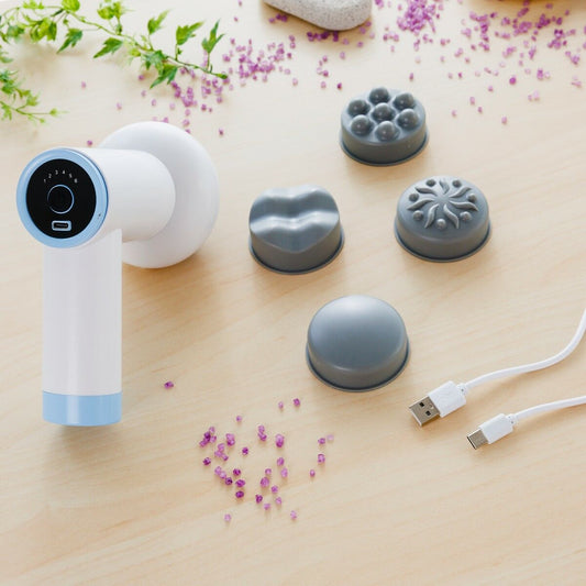 Innovagoods 6 In 1 Wiederaufladbare Anti-Cellulite-Massagepistole Cellygun Innovagoods