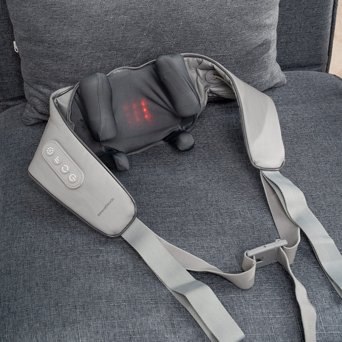 Innovagoods Wiederaufladbares 6D-Nacken- Und Rückenmassagegerät Silax Innovagoods