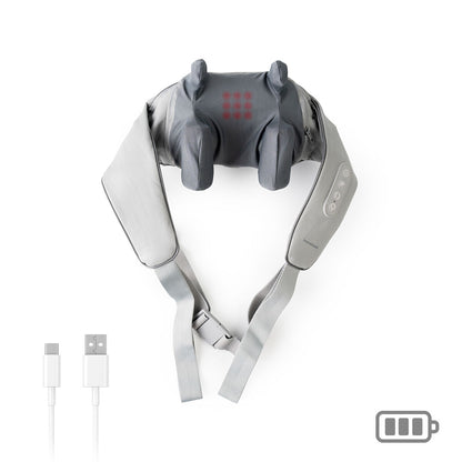 Innovagoods Wiederaufladbares 6D-Nacken- Und Rückenmassagegerät Silax Innovagoods